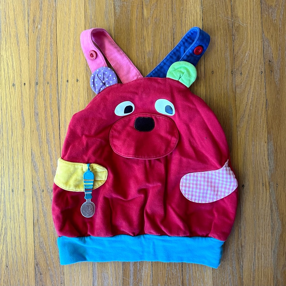 Hippo themed overall top / dress